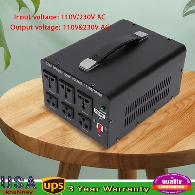 5000W Watt Power Voltage Transformer Step Up/Down 110-120V to 220-240V Converter