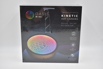 Oasis Mini Kinetic Sand Art Canvas RGB LED App Controlled 9” New
