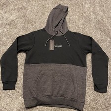 Mckenzie Exhilarate Fleece Hoodie Mens Large Black Grey Kangaroo Pocket Pullover