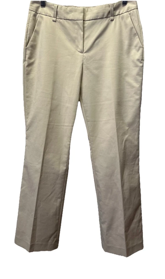Pantalones de vestir Talbots Heritage para mujer 10P beige elástico algodón-spandex Foto 3 de 4