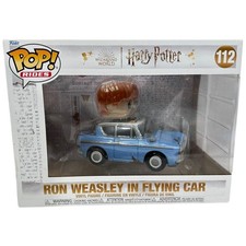 Funko POP Rides Ron Weasley In Flying Car #112 Figura Vinilo Harry Potter Nuevo