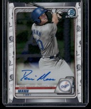 2020 Bowman Chrome #CPA-DMA Devin Mann Prospect Autographs
