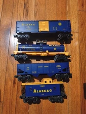 Lot Of 4 Lionel Alaska ARR O Gauge Cars 10806,6171,7100,1081