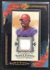 2009 Topps Allen & Ginter Ryan Howard Game Worn Jersey Relic #AGR-RH Phillies
