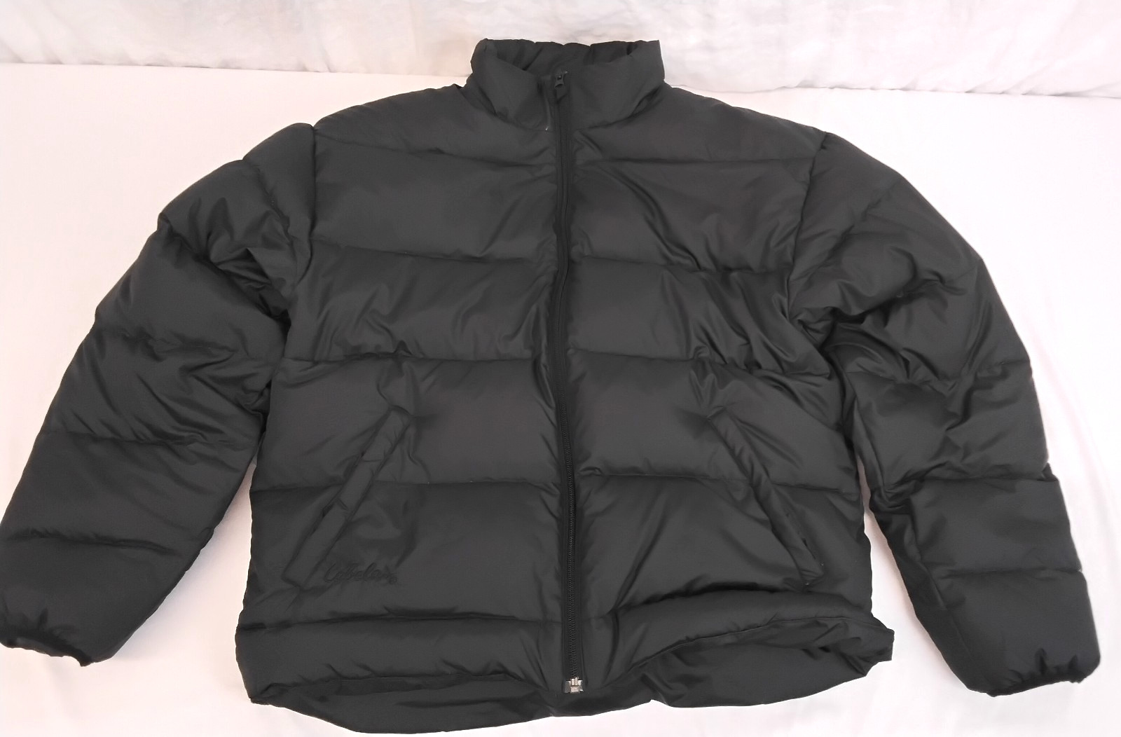 Cabela's Down Jacket Men's Medium Black Full Zip … - image 5