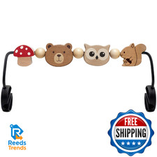 Joyxzacp Baby Bouncer Toy Bar  Compatible with Baby Bjorn Bouncer, Wooden Bounce