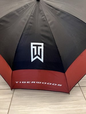 NIKE GOLF ゴルフ ナイキ アンブレラ 傘 タイガーウッズモデル Vintage Nike Golf Tiger Woods TW Golf Umbrella Maroon & Blk Rare