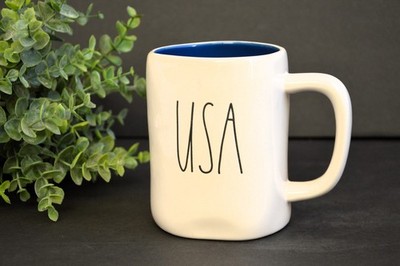NEW RAE DUNN USA, VETERAN, FREEDOM, AMERICA, MULTIPLE COFFEE MUGS - CHOOSE ONE
