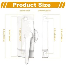 20 Pack White Window Sash Locks Replacement Kit