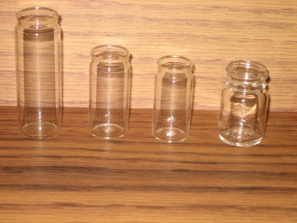 Diapositivas para guitarra Blooze Bottle Glass - 4 muestras de diapositivas transparentes - nuevas - gran tono Foto 3 de 4