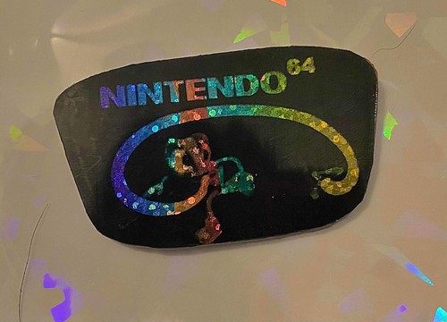 Nintendo 64 N64 Custom Console Logo Jewel Emblem Acrylic Chrome Holo - choose 1 - Picture 7 of 10