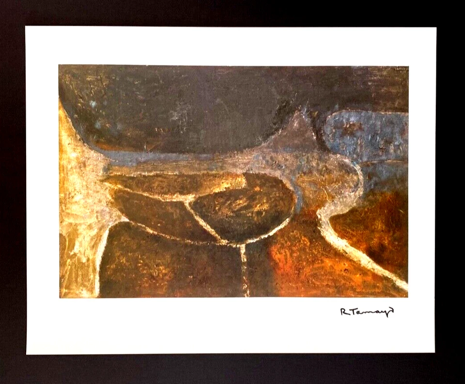 RUFINO TAMAYO + Impresionante impresión firmada + Ltd. Edición + Oro Nuevo 16x20in. Marco Foto 2 de 4