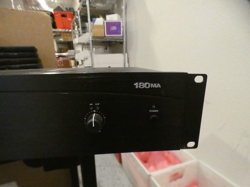 Crown 180MA Commercial Pro Audio 4-Channel 80W Power Amplifier Amp Mixer - Picture 3 of 10
