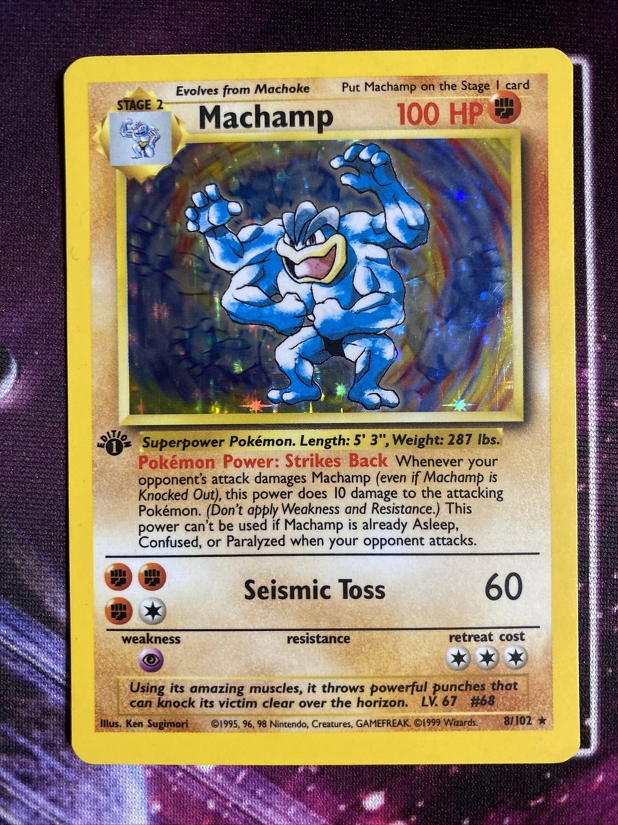 Pokemon TCG Machop 88/130 Machoke 57/130 Machamp Holo 15/130