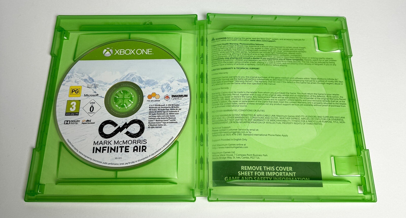 Mark McMorris Infinite Air Xbox One TheGameWorld eBay