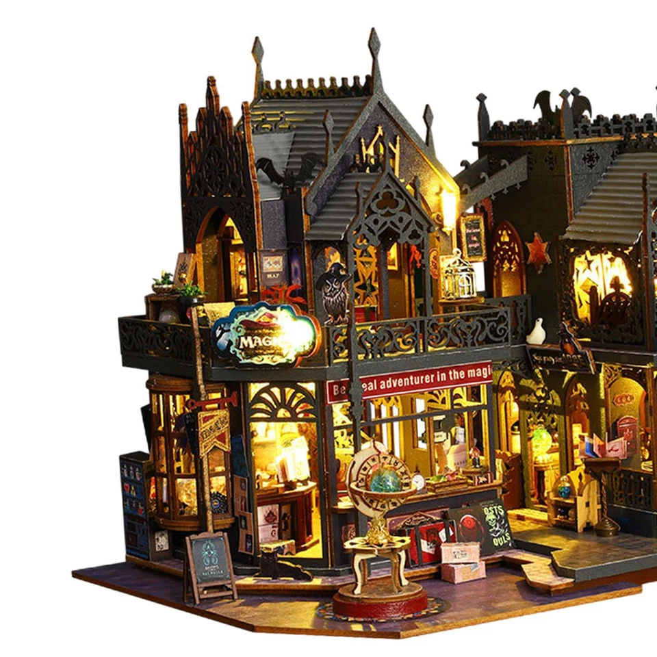 Miniature Dollhouse Furniture Kits for Kids Ages 12+ Handmade Room Box Model - Image 4 of 4