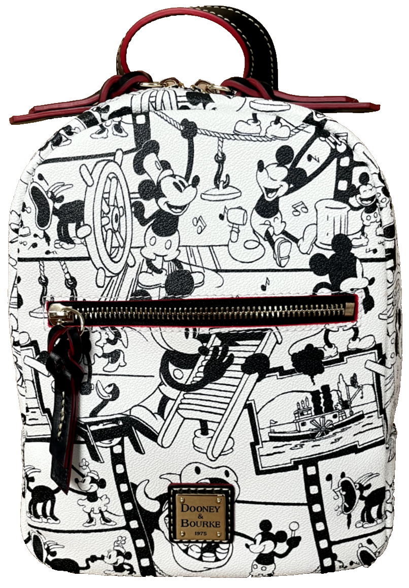 New Disney Dooney & Bourke Steamboat Willie Small Backpack  display picture 2