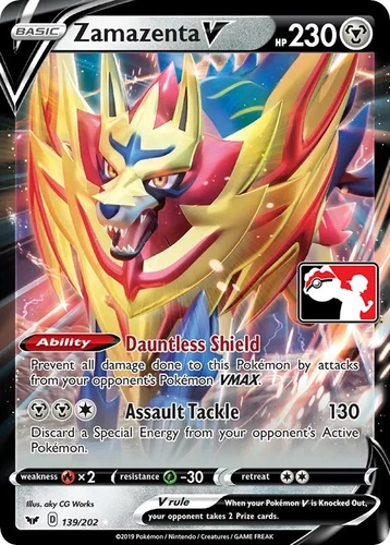 Zamazenta V 139/202 Prize Pack Series Cards
