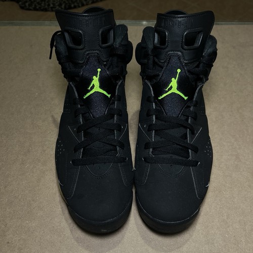Nike Air Jordan 6 Retro Black Electric Green Mens Size 10 CT8529-003 - Picture 3 of 7