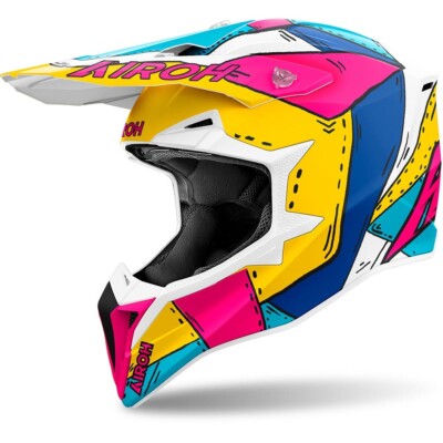 AIRROH WRAAAP PAINT 22.06 MATT MOTORCYCLE CROSS ENDURO HELMET SIZE L