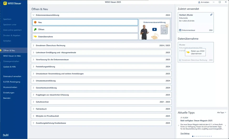 Download-Version WISO Steuer 2025 für die Steuererklärung 2024 - Bild 2 von 4