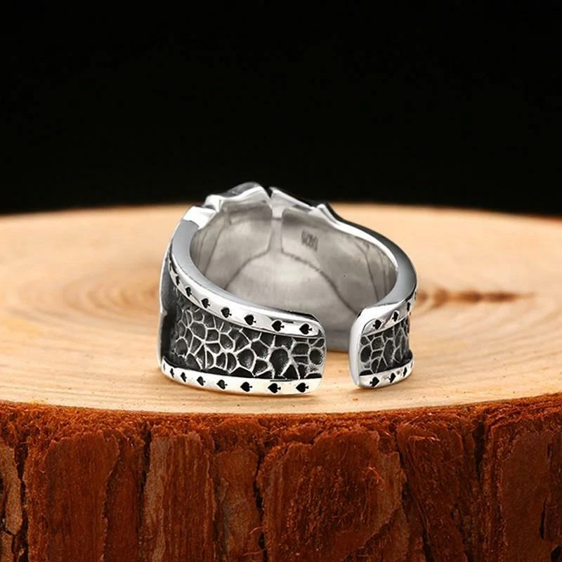 Bague homme originale argent sales