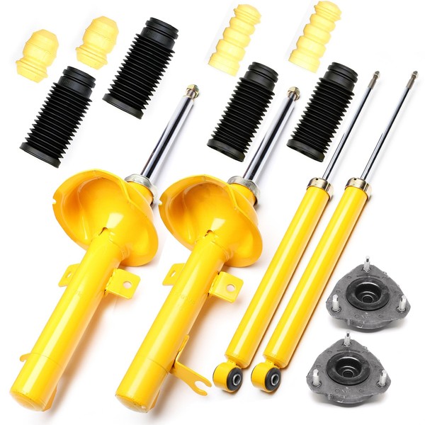 4 TA Technix Sport-StoßDäMpfer Vorne Hinten + Domlager + Staubkappen Ford Focus-image