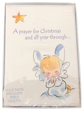 VTG Christmas Cards Bible Verse Numbers 6:24 , 18 Cards & Envelopes Box Set