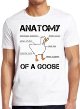 Anatomy of A Goose T Shirt Funny Duck Graphic Gaming Meme Style UNISEX  t-shirt