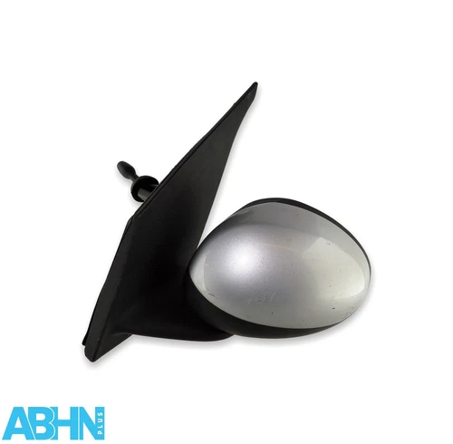 Toyota Aygo Citroen C1 107 Mk1 (05 - 14) Left Side Manual Wing Mirror Met Silver