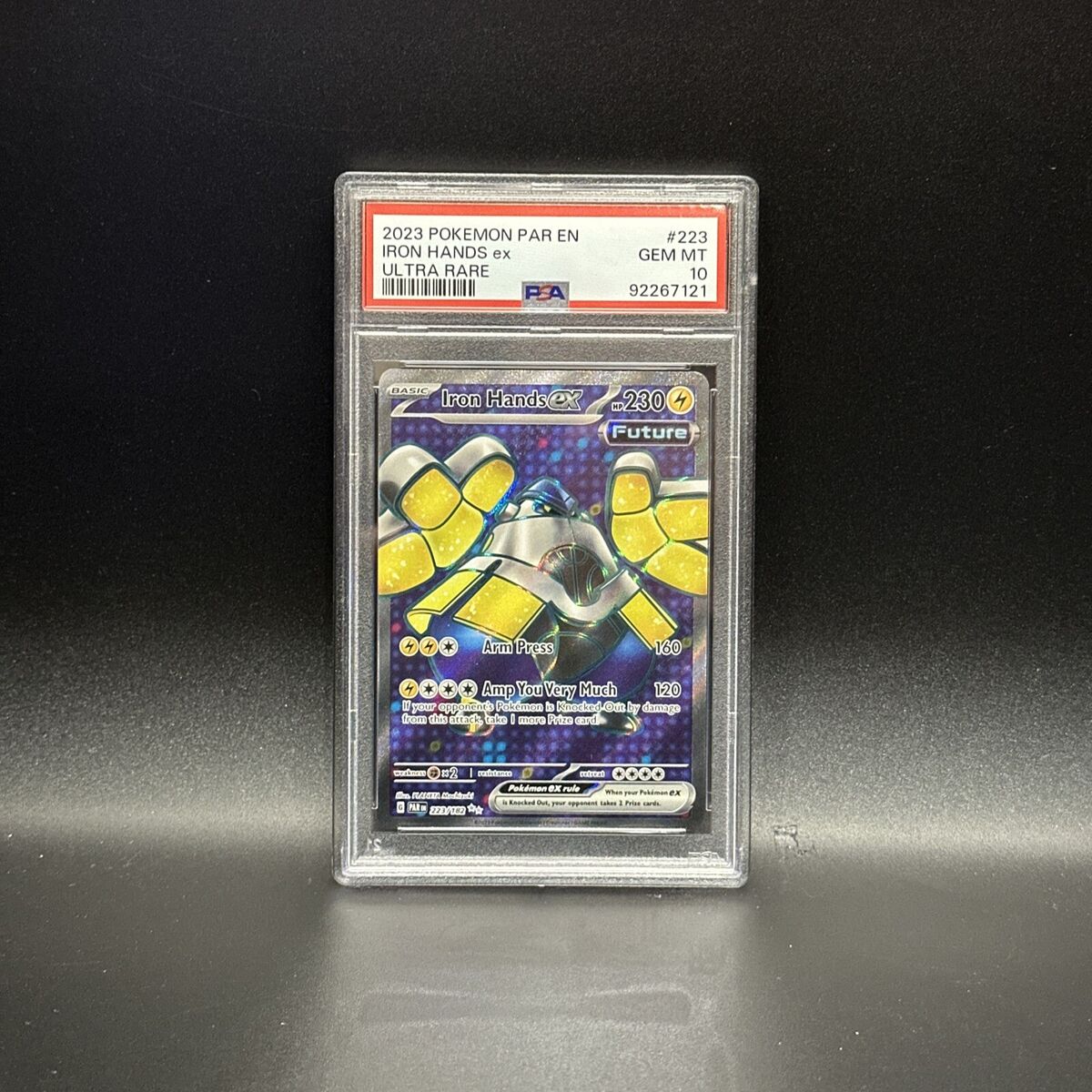 Iron Hands ex 223/182 Paradox Rift ULTRA RARE Pokemon TCG Iron Hands ex 223/182 Paradox Rift ULTRA RARE Pokemon TCG