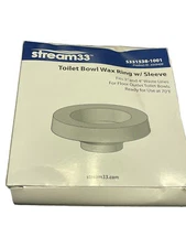 Stream33 Toilet Bowl Wax Ring with Sleeve S331538-1001