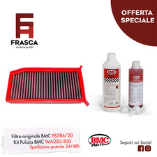 Filtro Aria Sportivo BMC Renault Duster HM 1.5 dCi 4x4 109 CV Kit Pulizia
