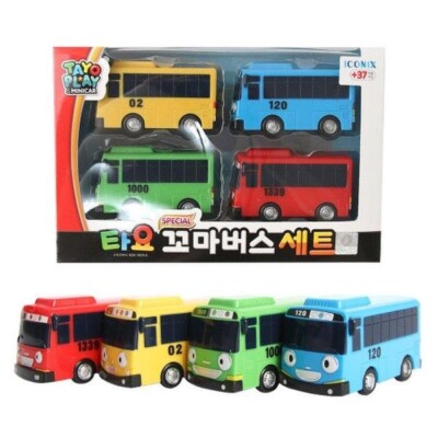 Brand New Tayo special little bus set of 4 | eBay