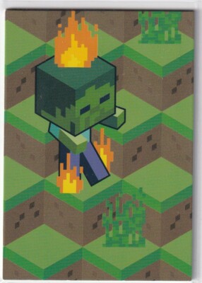 Panini Minecraft Time to Mine Trading Cards Karte Nr. 78 Scene Card Grass 6