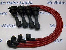 RED 8MM PERFORMANCE IGNITION LEADS WILL FIT.. MITSUBISHI LANCER EVO 1 2 3 TURBO