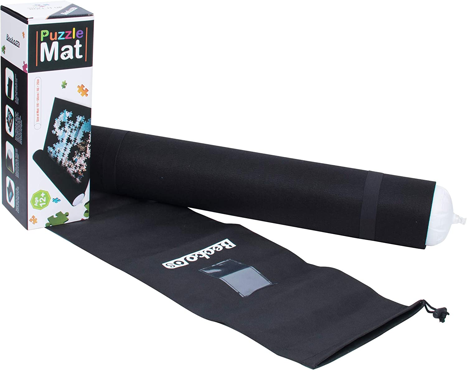 Becko Puzzle Roll Jigsaw Storage Felt Mat, Jigroll up to 1,500 Pieces