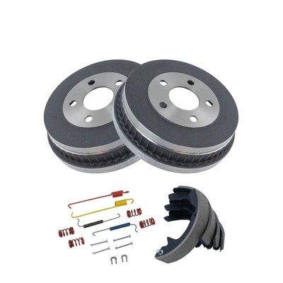 Rear Brake Drum & Shoe Kit - Fits Ford Taurus & Mercury Sable (2001-2007), LH RH Set With Hardware