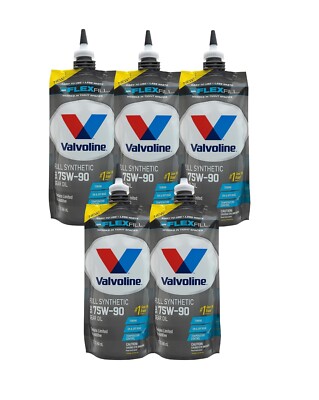 Valvoline 5 Quarts FlexFill Advanced Full Synthetic 75W-90 Gear Oil Set 5 x 1qt