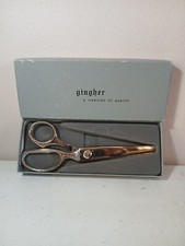 GINGHER G-7P Pinking Shears Scissors Approx 7.5" Original Box Great Condition