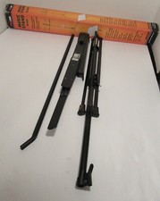 Proline Music Stand Black Portable, Easy Travel, H 28"-41" RN:GMS20BK