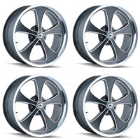 17x8 Ridler 645 5x120.65 0 Black Polished Lip Wheel Rim Set(4) on sale 17x8 Ridler 645 5x120.65 0 Black Polished Lip Wheel Rim Set(4) on sale
