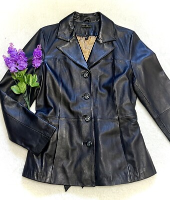 Wilsons Leather NWT Genuine Leather Trench Jacket - Medium