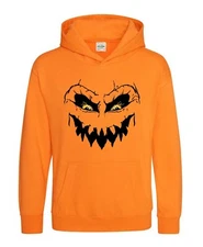 Halloween Costume Funny Pumpkin Hoodie Festive Sweat Top