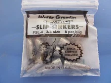 3 Bags of Water Gremlin Slip Sinkers PSL-4  24 total pieces  3/8 Size  NEW