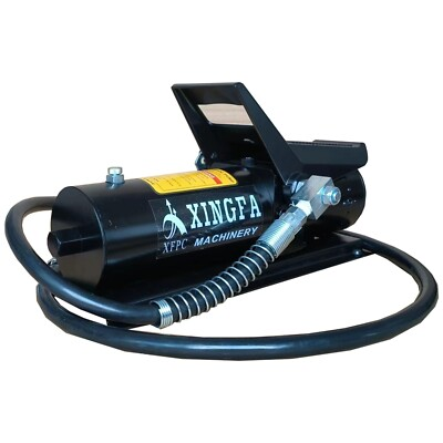 #ad #ad XF Air Hydraulic Pump 10000 PSI 1.7L Reservoir NPT 3 8quot; Oil Outlet Black $132.99