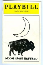 Vintage 1996 MOON OVER BUFFALO Broadway Playbill! Carol BURNETT! Original Cast!
