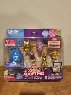 Adopt Me! Fossil Isle 7 Piece Set + Exclusive Virtual Code, Egg w/ Hidden Pet