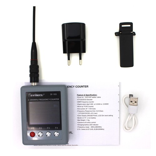 Anysecu SF103 SF-103 Frequenzzähler CTCCSS/DCS, DMR digitales Signal testbar - Bild 5 von 7