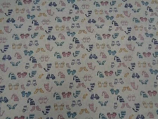 WINTER HATS, MITTENS & SOCKS- 1 YD - WHITE BACKGROUND - NEW!! by STELLA FABRICS